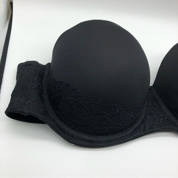 Torrid Curve Push Up Strapless Bra Black 42DD - Picture 2 of 8
